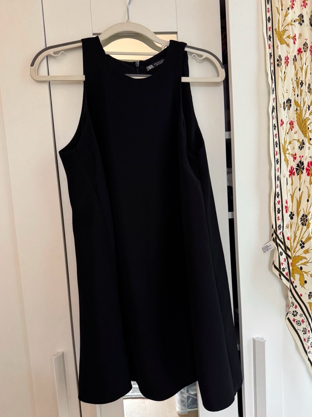 Zara Black Sleeveless Shift romper/dress